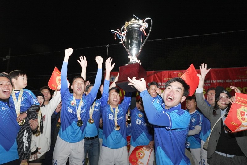 FC T-Connect Binh Dinh claims the championship title. (Photo: VNA)