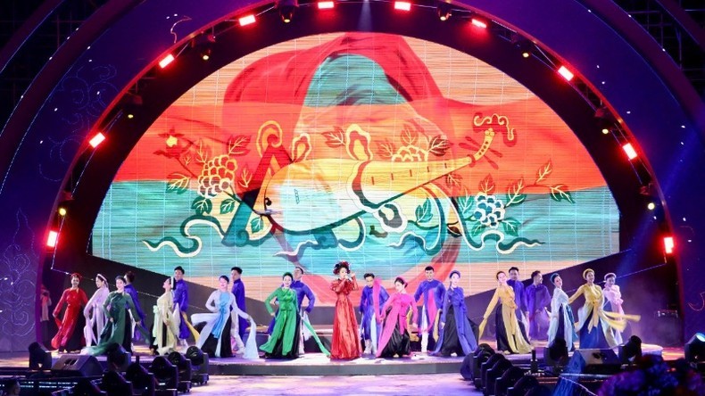 A performance at the closing ceremony