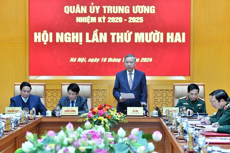 Party General Secretary To Lam speaks at the event (Photo: NDO)