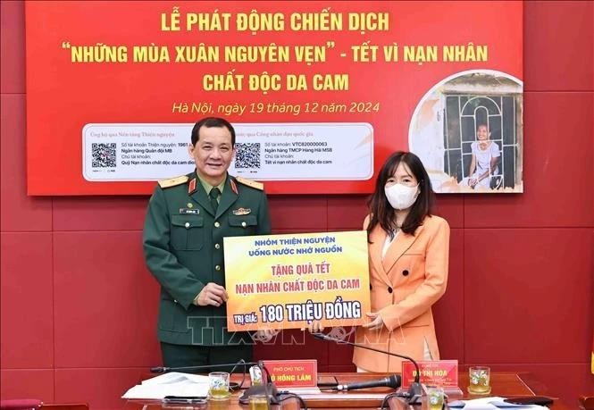 National campaign raises funds to support victims of Agent Orange (Photo: VNA)