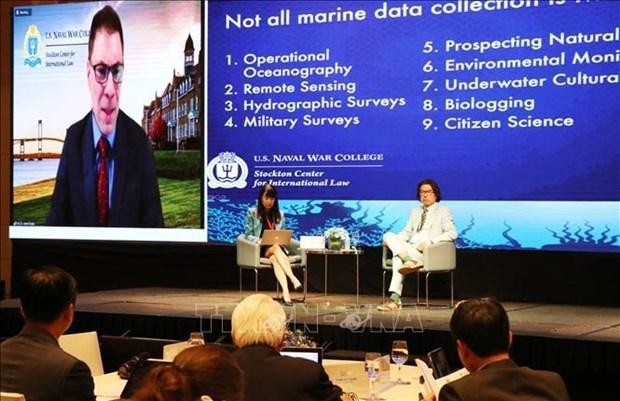 The 9th Ocean Dialogue takes the theme of “Marine scientific research: Confidence building and environment sustainability”. (Photo: VNA)