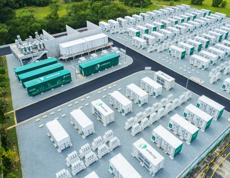 The 200MW project on Jurong Island. (Photo: Sembcorp)