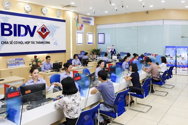 The deposit interest rates show signs of dropping since late January 2023, raising the hope of a fall in lending rates. (Photo: Vietnam+)