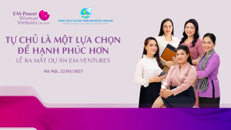 EM-Ventures project launched to help Vietnamese women take control of their lives
