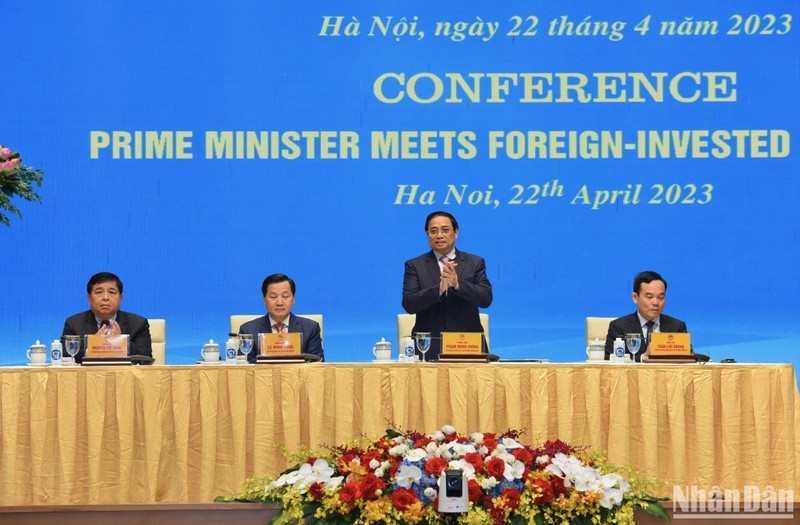 Prime Minister Pham Minh Chinh speaking at the conference (Photo: NDO)