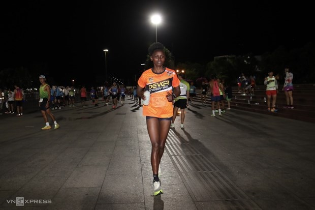 Kenyan athlete Shelmith Nyawira Muriuki (Photo: VNExpress)