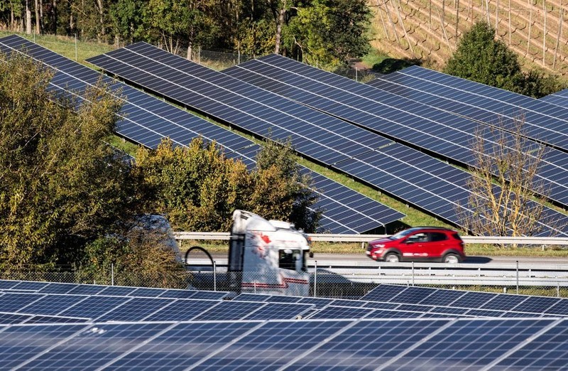 A solar power plant in Germany. (Photo: Reuters)