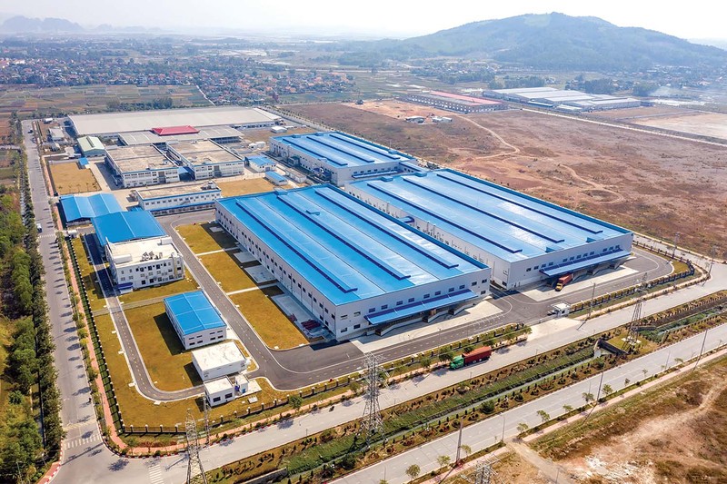 The Dong Mai Industrial Park in Quang Yen Economic Zone (photo: baodautu.vn)