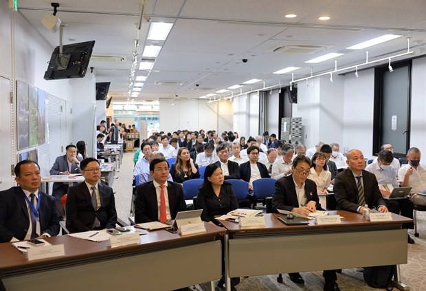 Participants in the conference in Tokyo on July 25 (Photo: VNA)