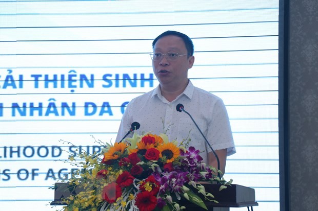 Deputy General Director of NACCET Tran Duc Hung speaks at the event. (Photo: VNA) 