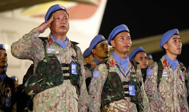 Vietnam’s Military Engineering Unit Rotation 1 has successfully accomplished its peacekeeping tasks at the UN Interim Security Force for Abyei. (Photo: VNA)