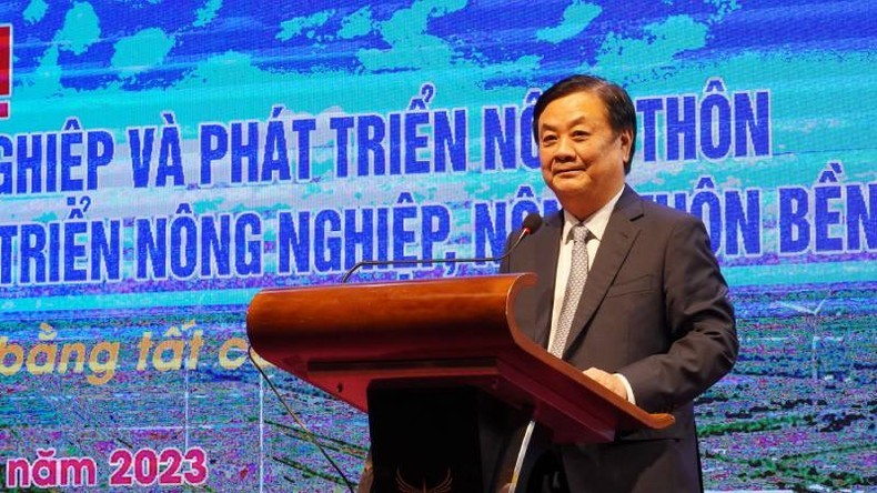 Minister of Agriculture and Rural Development Le Minh Hoan speaking at the conference (Photo: NDO)