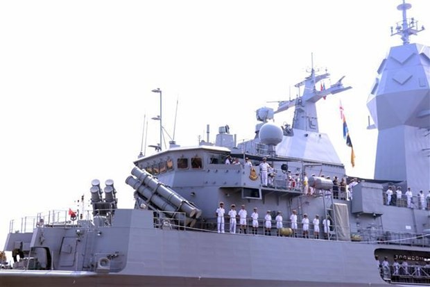 Royal Australian Navy HMAS Toowooba warship (Photo: VNA)