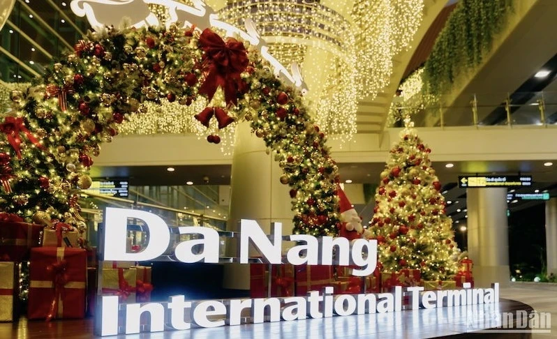 Da Nang International Airport in the beginning of New Year 2024 (Photo: ANH DAO)