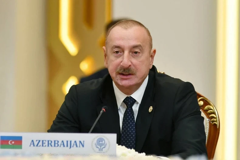 President Ilham Aliyev of Azerbaijan (Photo: VNA/AFP)
