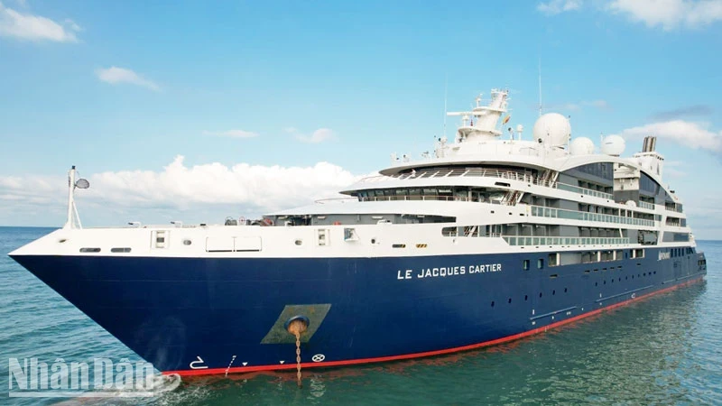 The French luxury cruise ship Le Jacques Cartier (Photo: NDO)