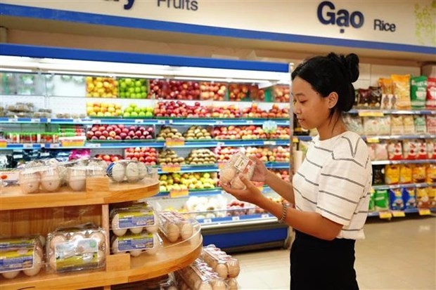 Total retail sales of goods and consumer service revenue in February rose 8.5% year on year. (Photo: VNA) 