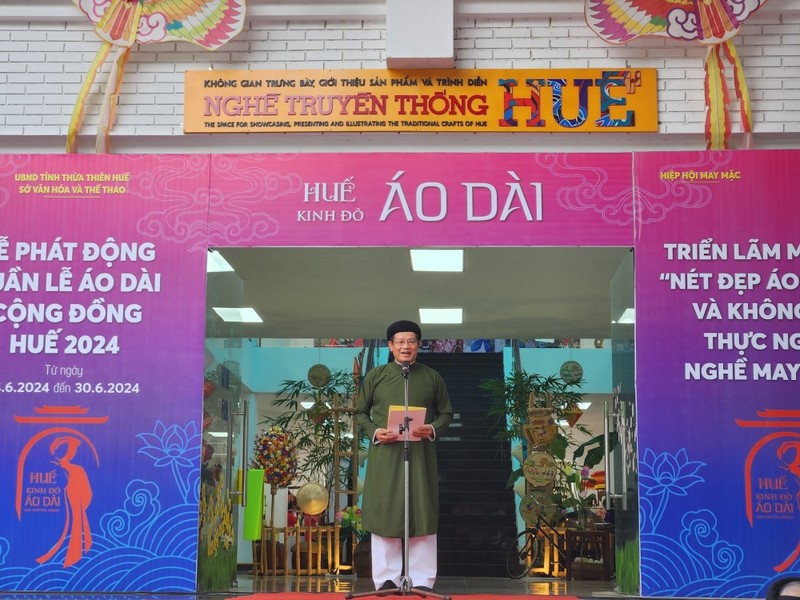 2024 Hue Community Ao Dai Week launched (Photo: VNA)