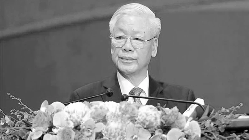 General Secretary of the Communist Party of Vietnam (CPV) Central Committee Nguyen Phu Trong 