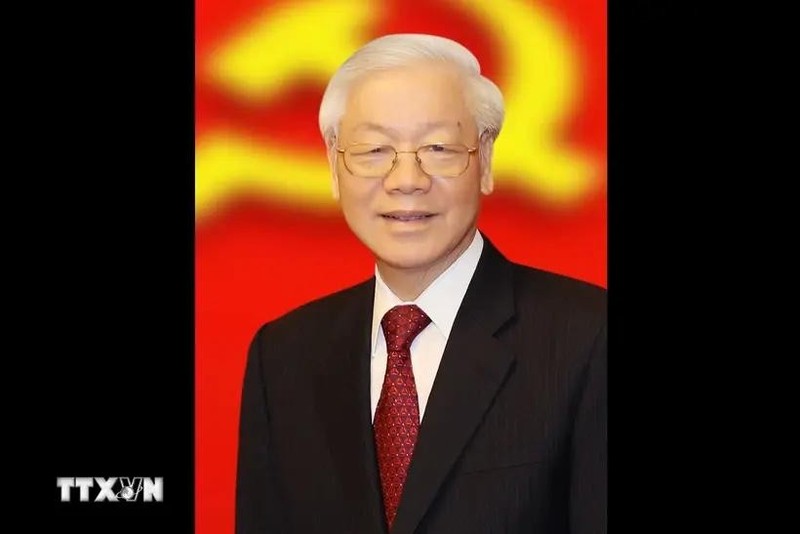 Late General Secretary of the Communist Party of Vietnam Central Committee Nguyen Phu Trong (Photo: VNA)