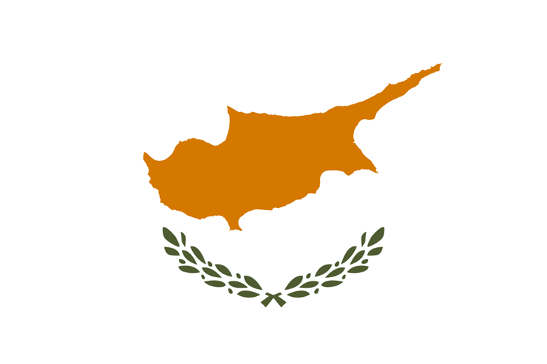 The flag of the Republic of Cyprus (Photo: dangcongsan.vn)