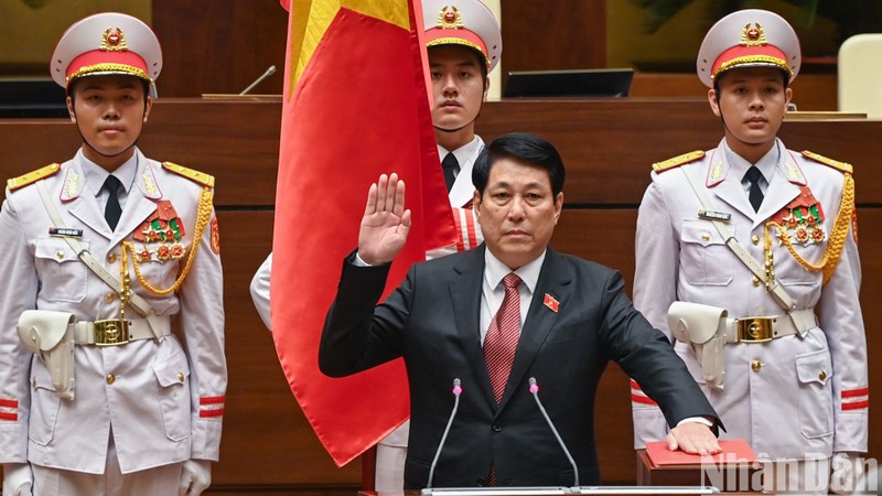 Vietnamese President Luong Cuong (Photo: NDO)