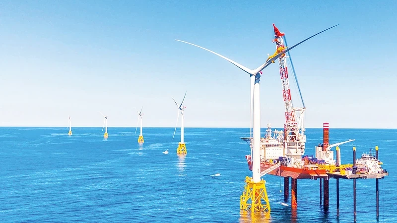 The deployment of offshore wind power projects.