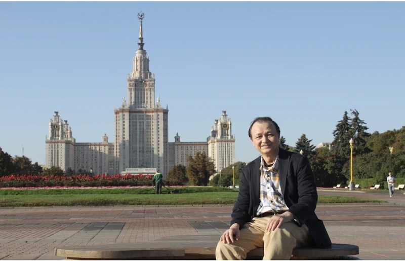 Assoc. Prof., Dr Le Thanh Binh during his visit to Moscow State University (MGU), Russian Federation.