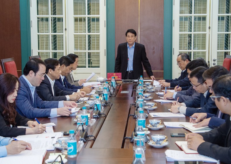 President Luong Cuong works with the Party Central Committee’s Commission for Internal Affairs – the standing agency of the Central Steering Committee for Judicial Reform 