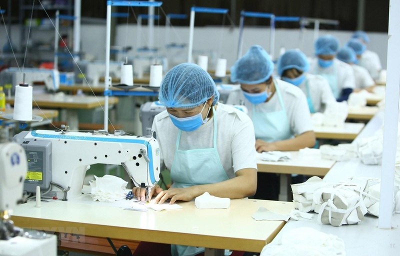 A garment factory in Vietnam. (Photo: VNA)