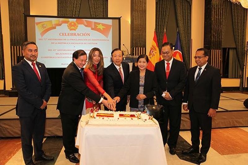 The event to celebrate Vietnam's National Day in Spain.