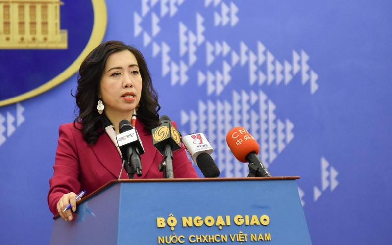 Foreign Ministry spokesperson Le Thi Thu Hang. (Photo: Baoquocte.vn)