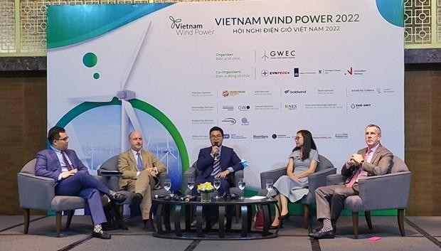 Speakers at Vietnam Wind Power (Photo: VNA)