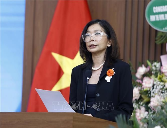 UN Resident Coordinator in Vietnam Pauline Tamesis (Photo: VNA)