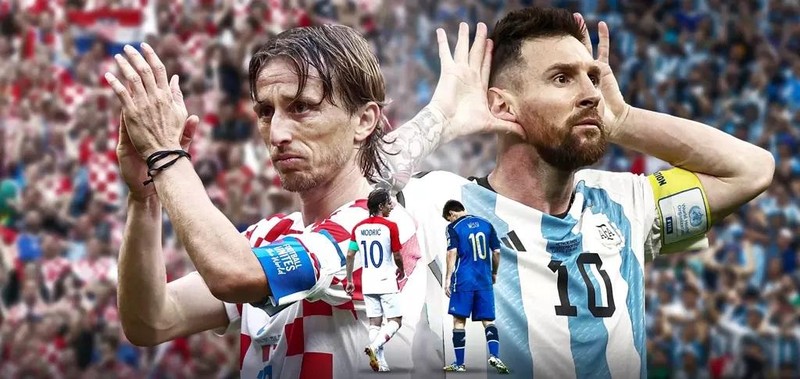 Croatia's Luka Modric and Argentina's Lionel Messi face off to make their dream come true. (Photo: FIFA) 