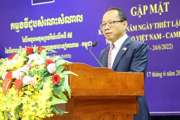 Cambodian Ambassador to Vietnam Chay Navuth. (Photo: VNA) 