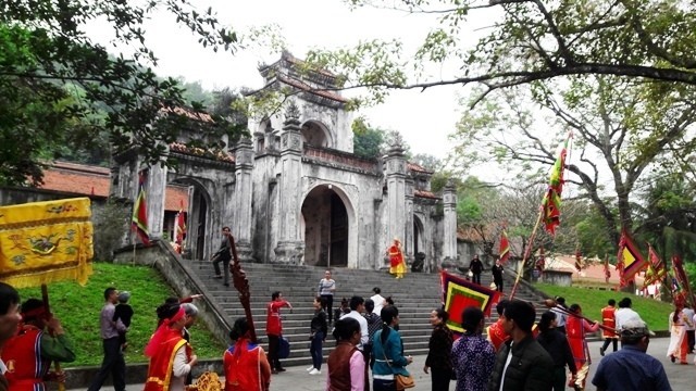 Lady Trieu Temple in Thanh Hoa Province.