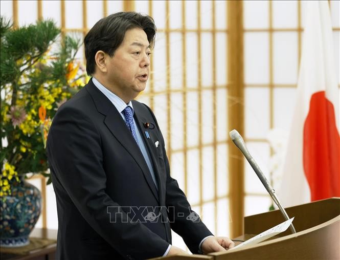Japanese Foreign Minister Hayashi Yoshimasa. (File Photo: Kyodo/VNA)