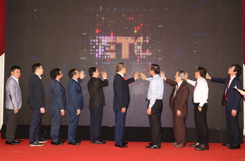 The inauguration of the International Electronic Training Centre in Ho Chi Minh City. (Photo: VNA)