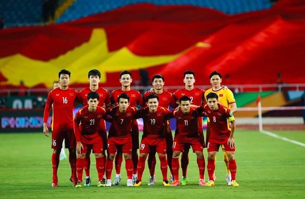 The Vietnamese squad (Photo: VNA)