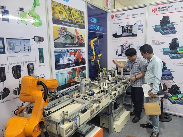The Hanoi Industrial Products, Machinery, Equipment and Automation Fair 2023 kicks off on May 17 (Photo: VNA)