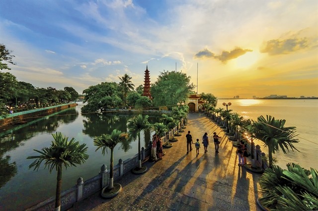 Tran Quoc Pagoda in Hanoi. (Photo courtesy of Hanoi Tourism Department)