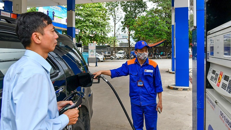 A filling station in Hoa Binh Province. (Photo: Dang Duy)