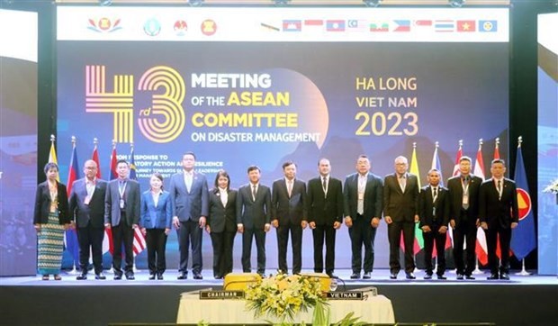 At the 43rd Meeting of the ASEAN Committee on Disaster Management (ACDM) (Photo: VNA)