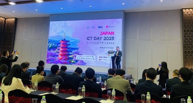 At Japan ICT Day 2023 which ends in Hanoi on November 1. (Photo: VNA)