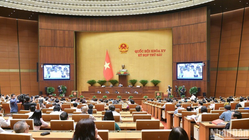 The sixth meeting of the National Assembly. (Photo: NDO)