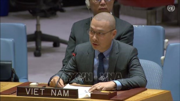 Minister Counsellor Nguyen Hoang Nguyen, Deputy Permanent Representative of Vietnam to the UN. (Photo: VNA)