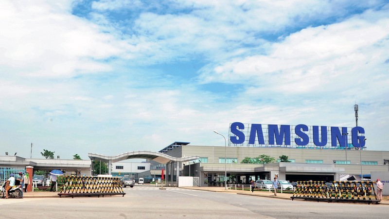 The total revenue of Samsung’s four plants in Vietnam reached 1.89 billion in the third quarter of 2023, the highest figure since 2017. (Photo: Tran Hai)