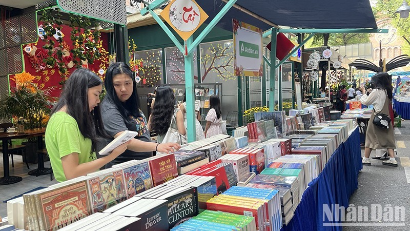The book festival is held at the Ho Chi Minh City Book Street.