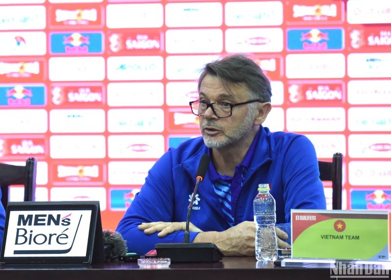 Vietnam's head coach Philippe Troussier. (Photo: NDO)